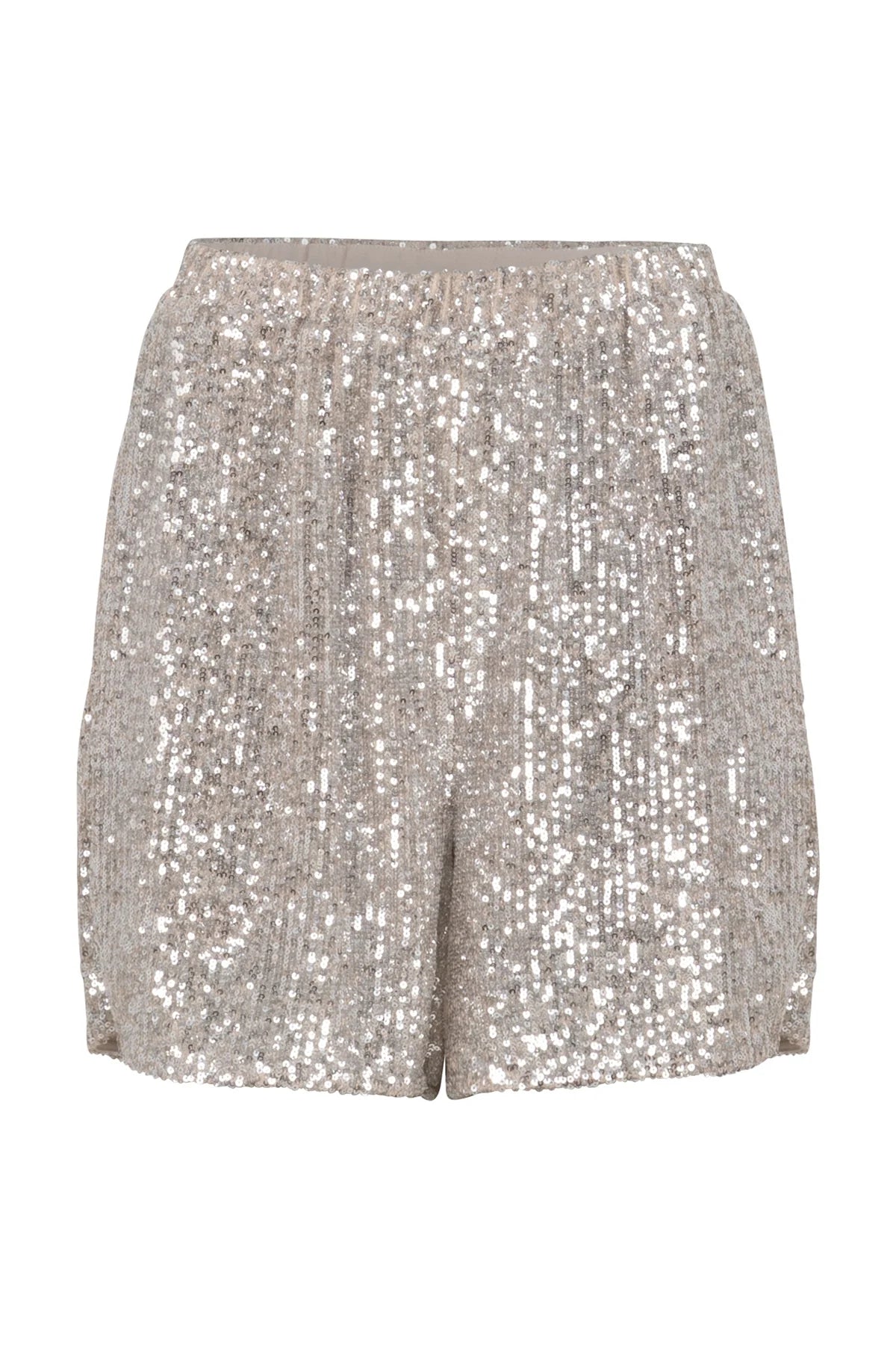 CRAS - HANNAH SHORTS - CREAM SILVER