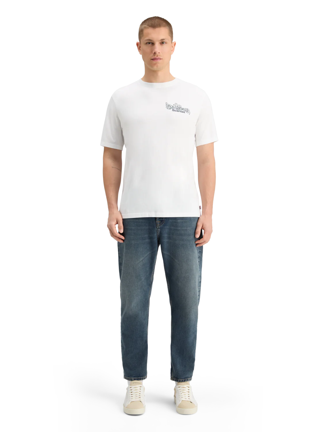 SCOTCH & SODA - REGULAR FIT FRONT BACK ARTWORK T-SHIRT