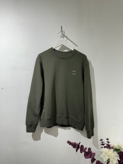 SAMSØE SAMSØE - JOEL CREW NECK - DUSTY OLIVE