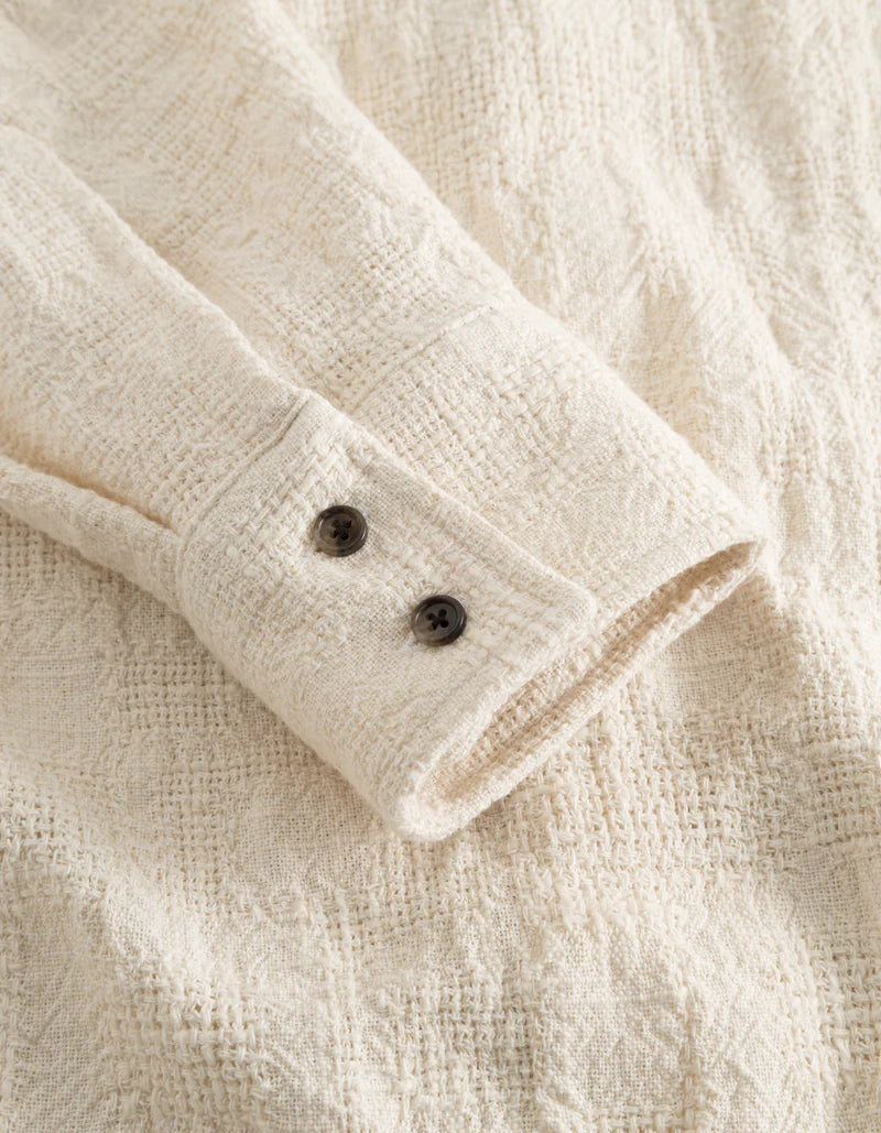 LES DEUX - KALEB STRUCTURE OVERSHIRT - IVORY