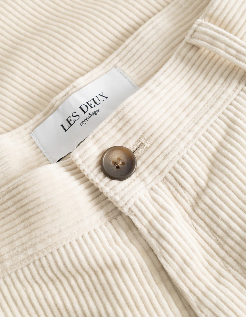 LES DEUX - KODY HEAVY CORDUROY PANTS L32 - IVORY