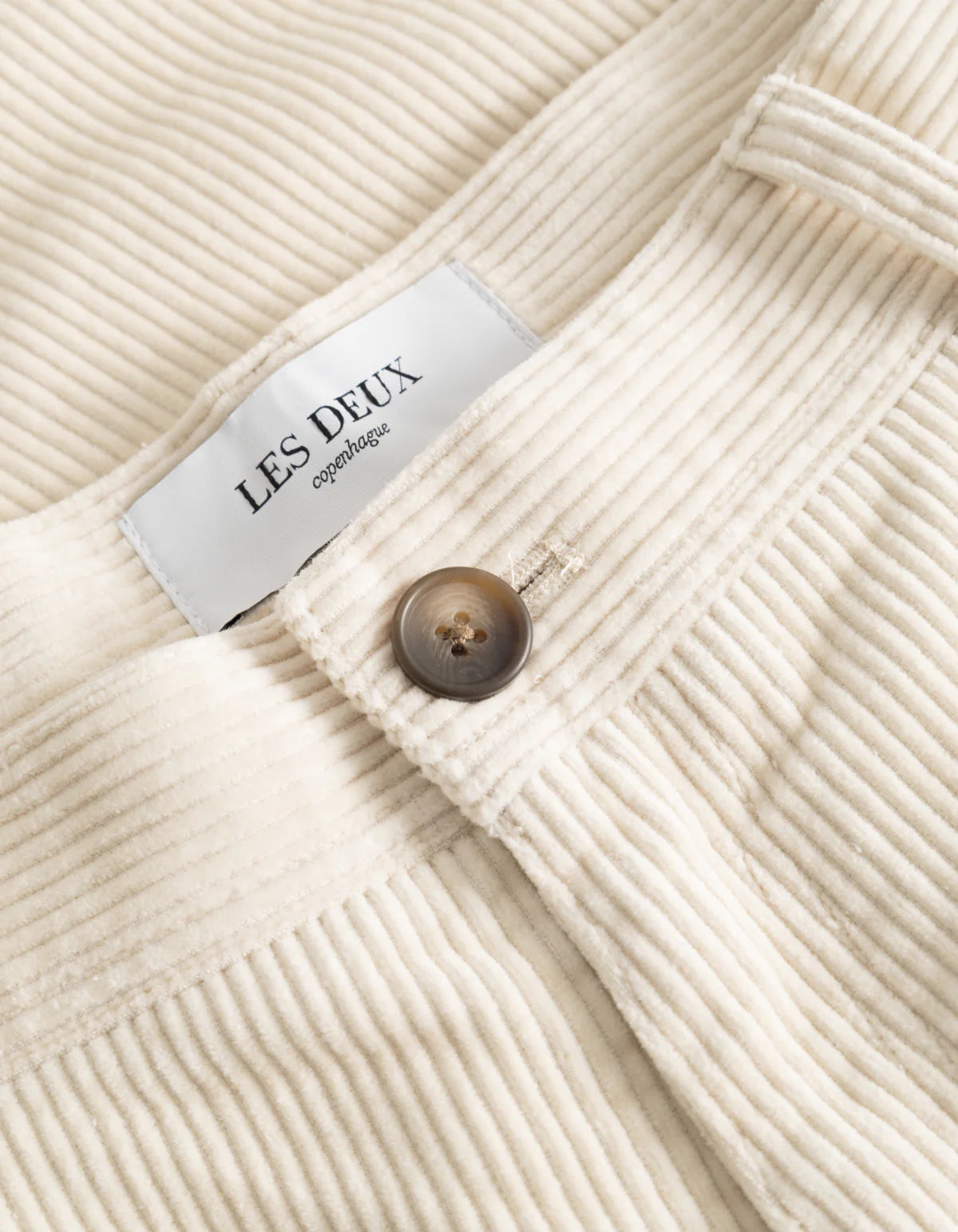 LES DEUX - KODY HEAVY CORDUROY PANTS L32 - IVORY