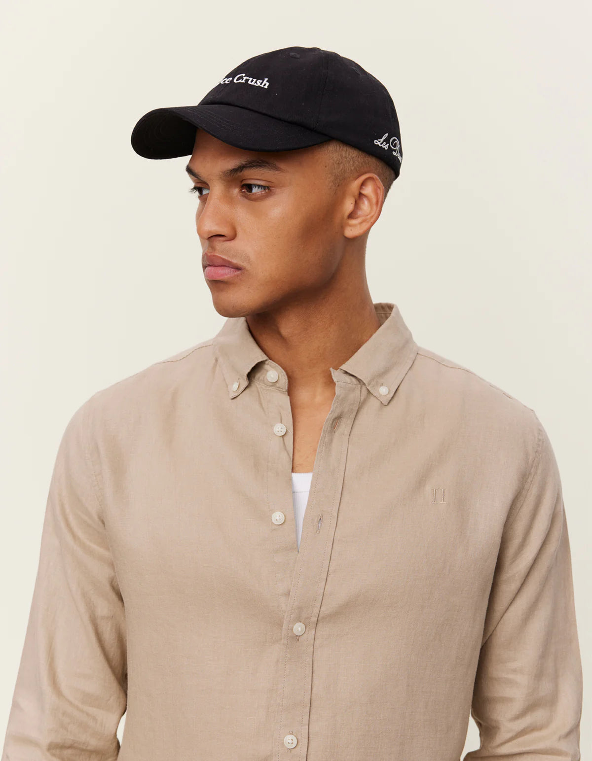 LES DEUX - KRISTIAN B.D SHIRT - DARK SAND