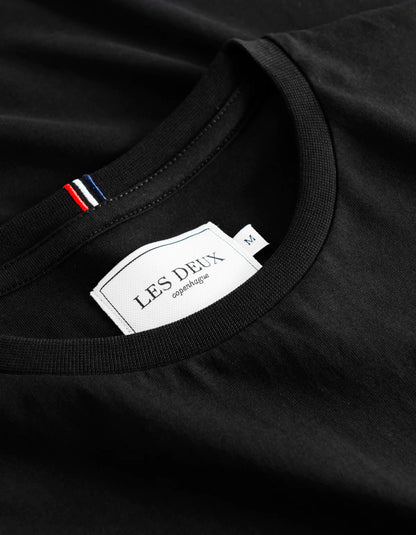 LES DEUX - LENS T-SHIRT - BLACK