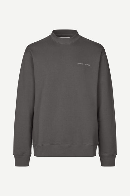 SAMSØE SAMSØE - NORSBRO CREW NECK - VOLCANIC ASH