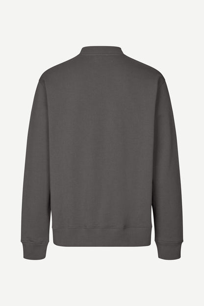 SAMSØE SAMSØE - NORSBRO CREW NECK - VOLCANIC ASH