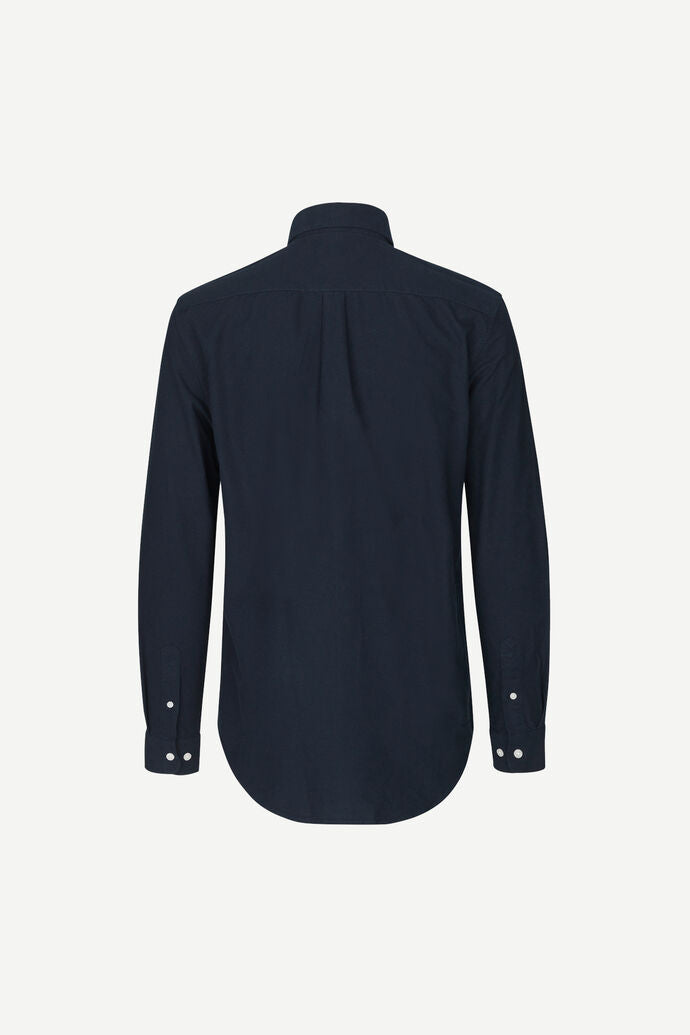 SAMSØE SAMSØE - LIAM BX SHIRT - DARK SAPPHIRE