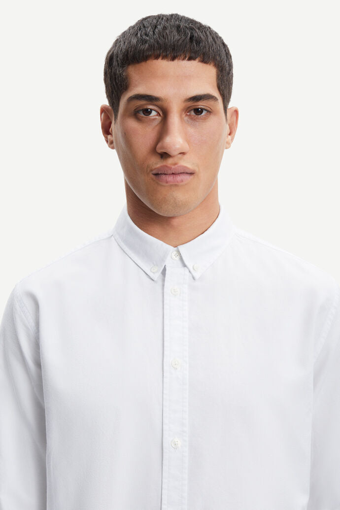 SAMSØE SAMSØE - LIAM BX SHIRT - WHITE