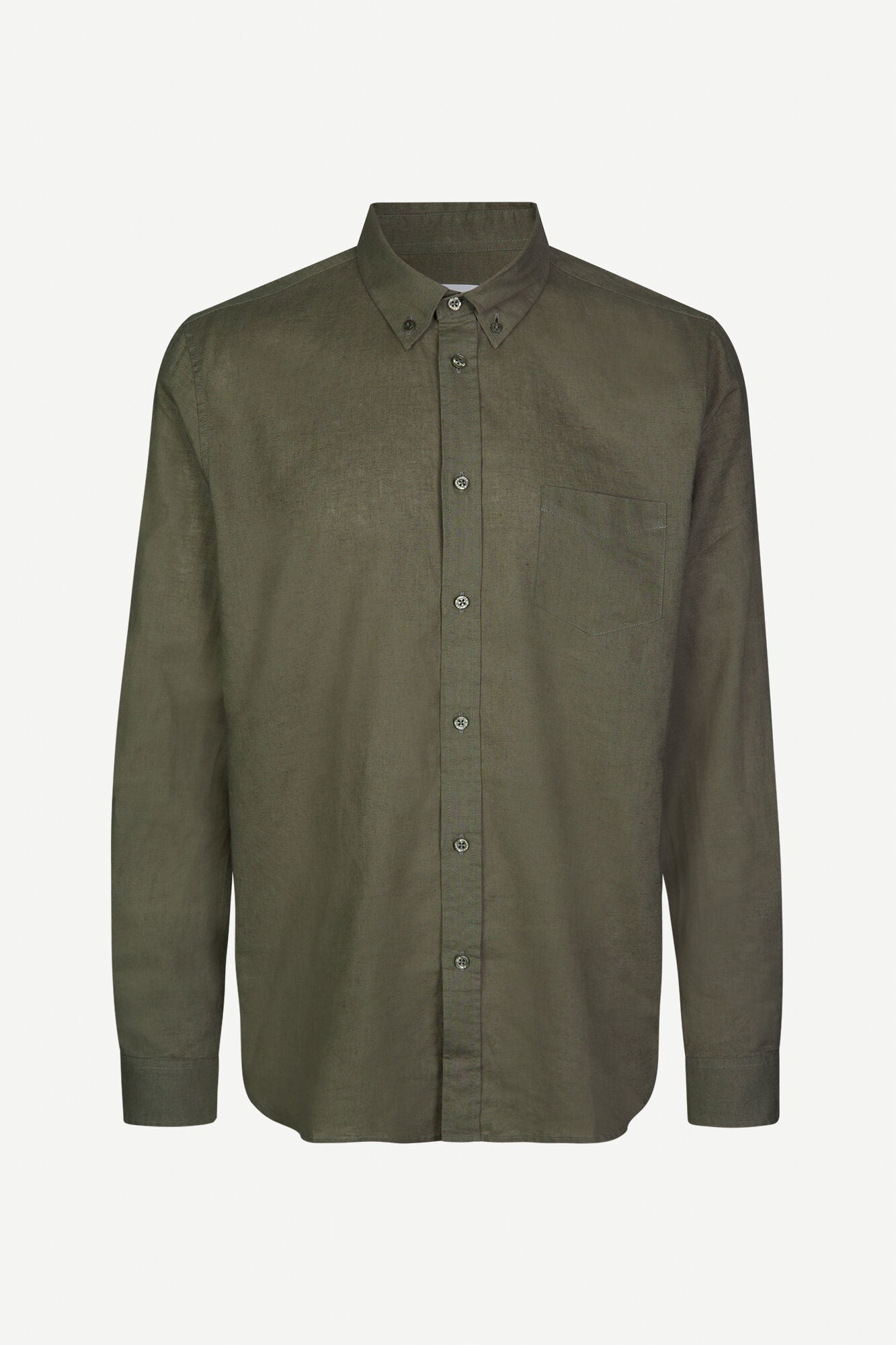 SAMSØE SAMSØE - LIAM BA SHIRT - DUSTY OLIVE