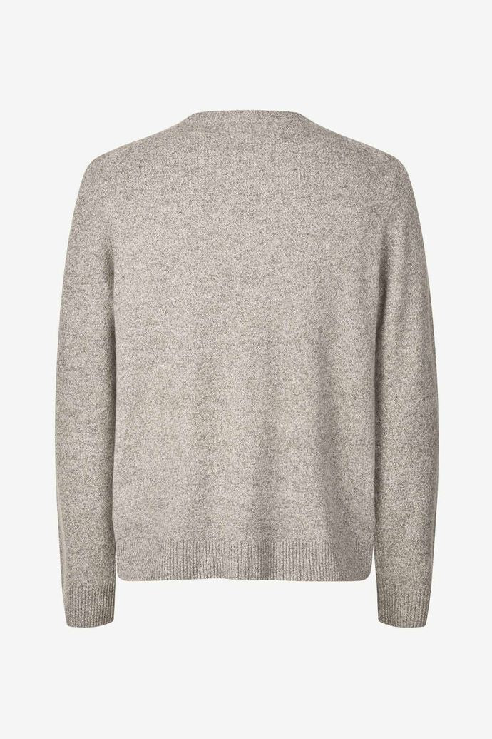 SAMSØE SAMSØE - NOBIS CREW NECK - FALLEN ROCK MEL.