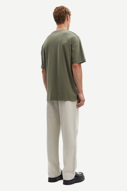 SAMSØE SAMSØE - JOEL T- SHIRT - DUSTY OLIVE