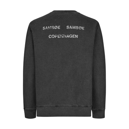 SAMSØE SAMSØE - SAPOETRY SWEATSHIRT - BLACK BALANCE