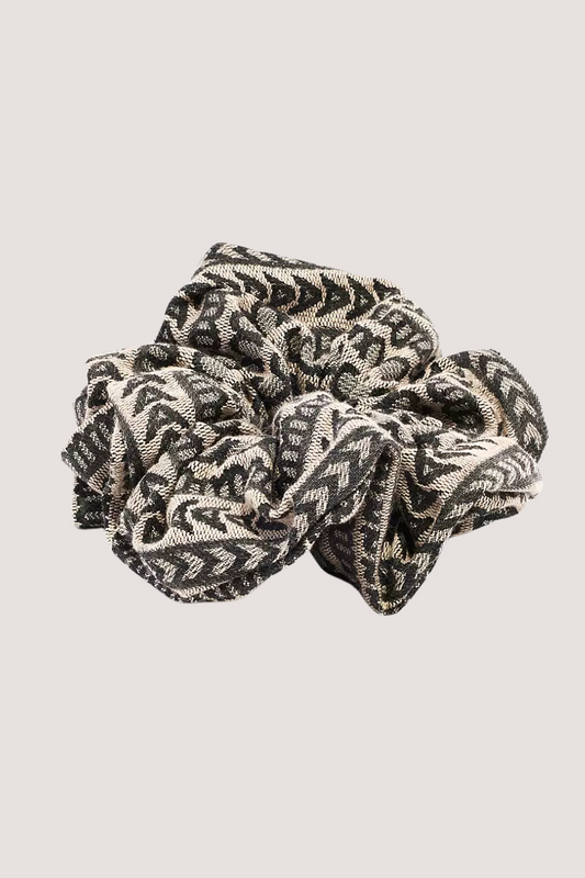 MARC JACOBS - JACQUARD SCRUNCHIE - NATURAL JACQUARD