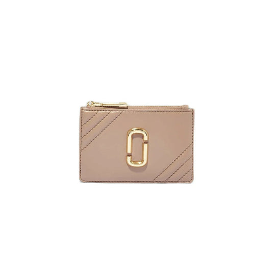 MARC JACOBS - TOP ZIP MULTI WALLET - PEBBLE