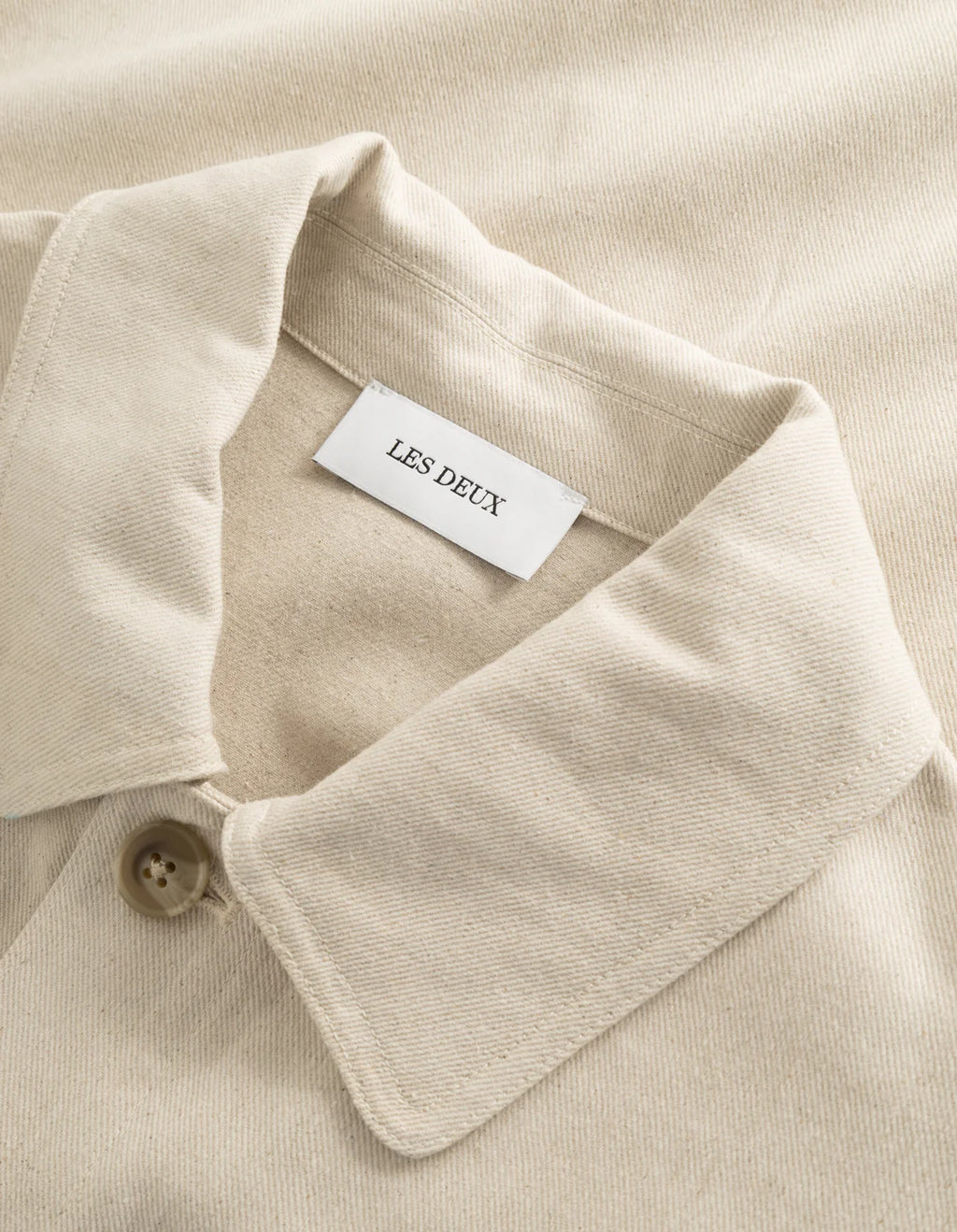 LES DEUX - MICAH CASUAL TWILL JACKET - IVORY