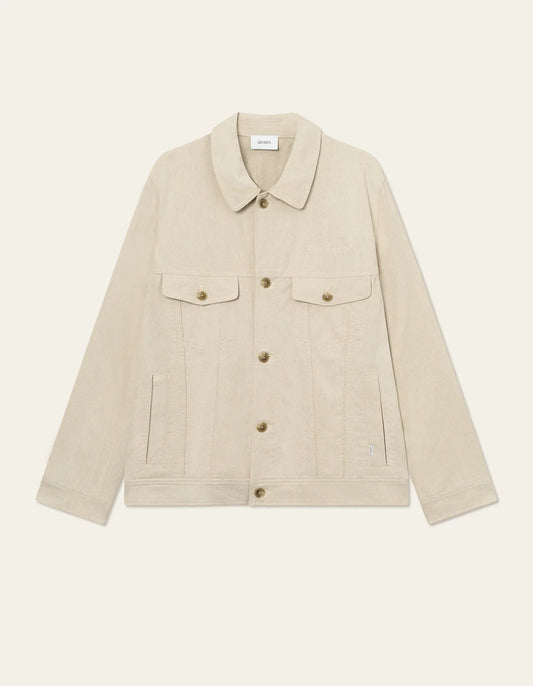 LES DEUX - MICAH CASUAL TWILL JACKET - IVORY