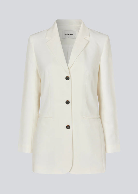 MODSTRÖM - GALE SLIM BLAZER - SOFT WHITE