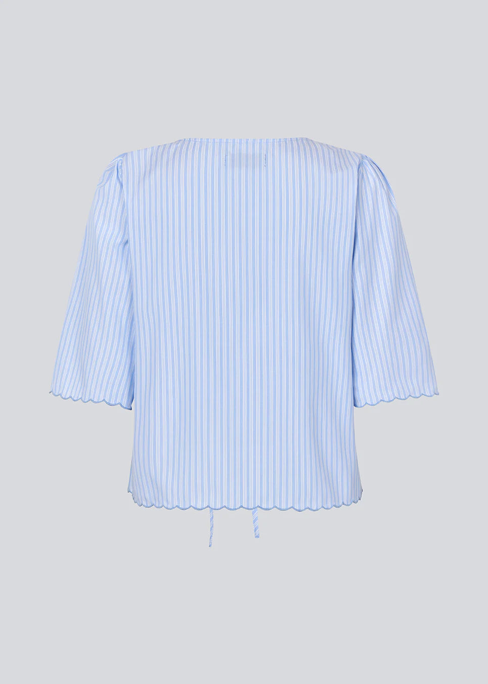 MODSTRÖM - INARAMD TOP - LIGHT BLUE STRIPE