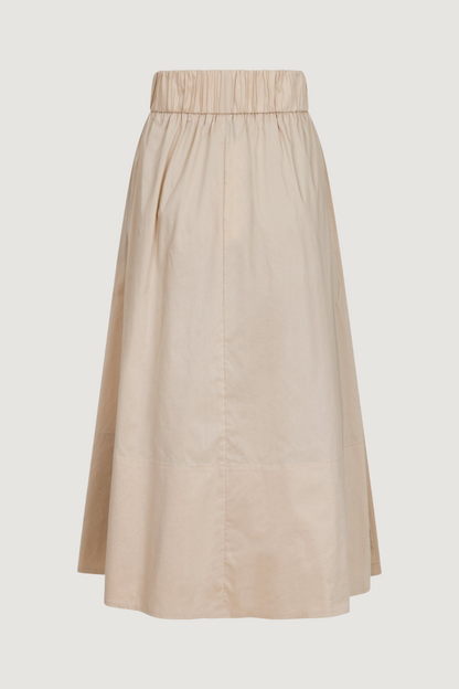 NEO NOIR - YARA POPLIN SKIRT - DARK SAND