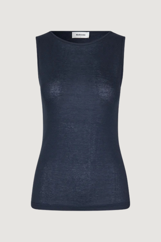 MODSTRÖM - HARPERMD TOP - NAVY SKY