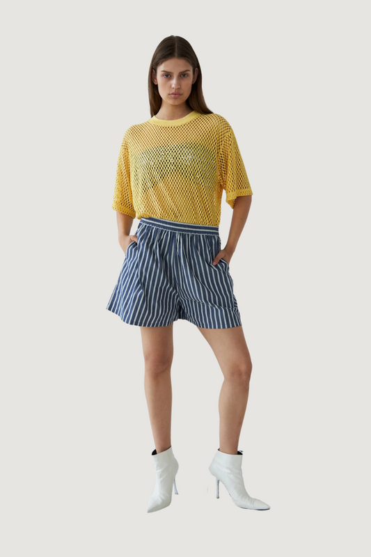 STELLA NOVA - WILLA SHORTS - BLUE STRIPE