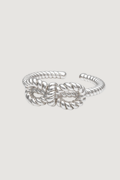 YLVA LI - YVES BOW RING – SILVER