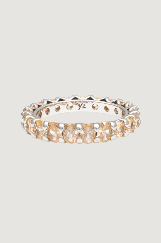 YLVA LI - JULIEN RING – LIGHT CHAMPAGNE/SILVER