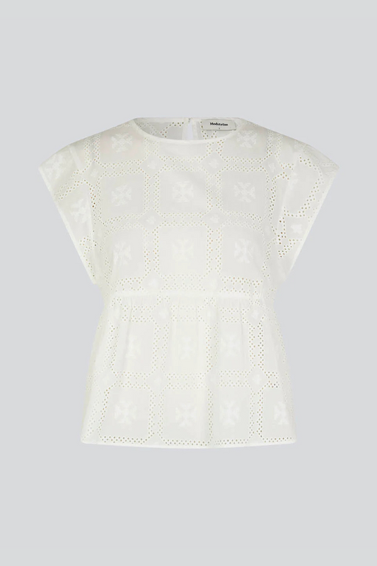 MODSTRÖM - HOLLYN TOP - SOFT WHITE