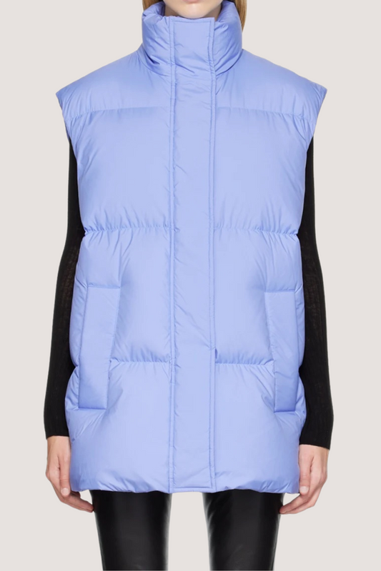 STAND STUDIO - ZOLA VEST - BLUE BELL