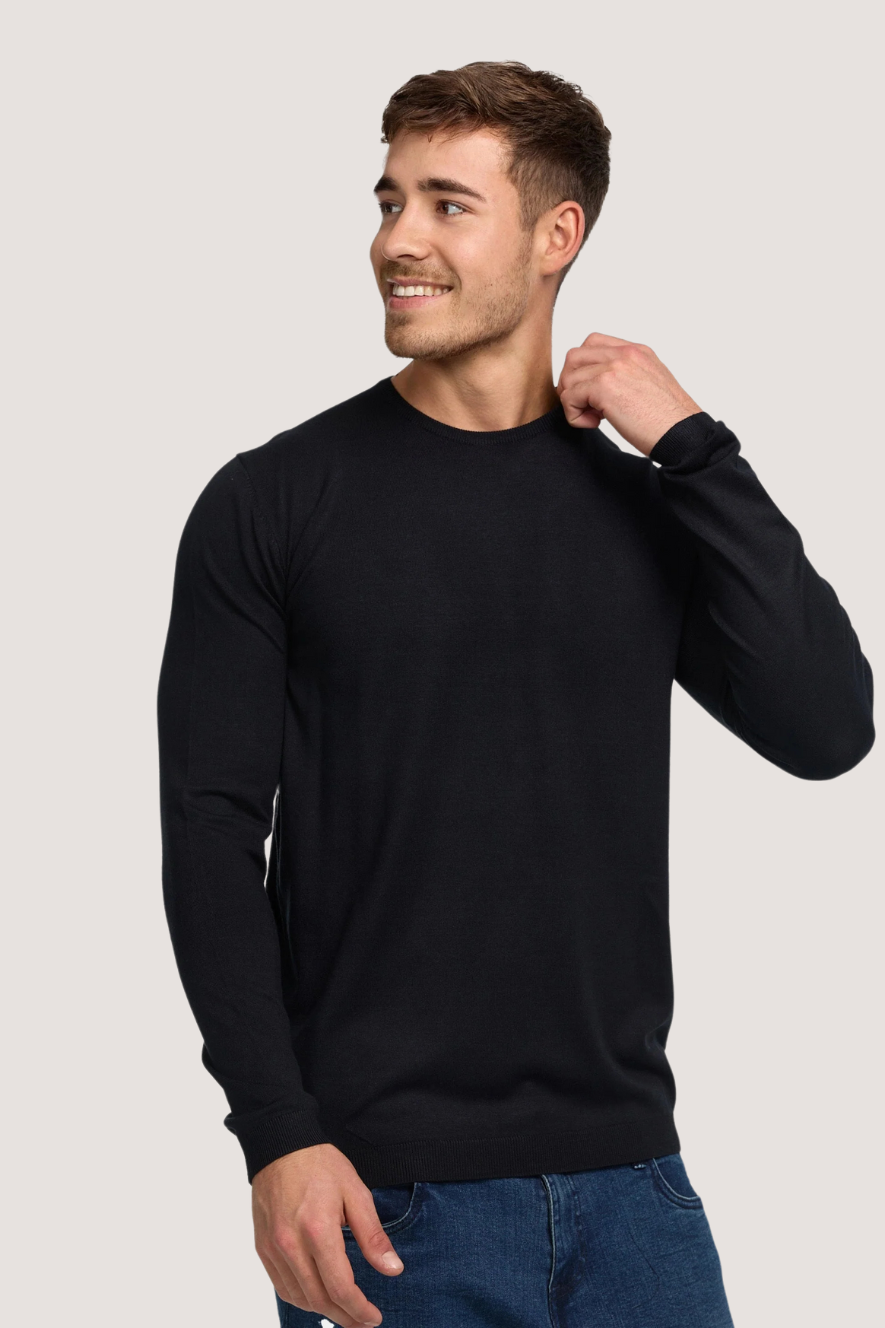 JEFF - GREYSON KNIT - BLACK