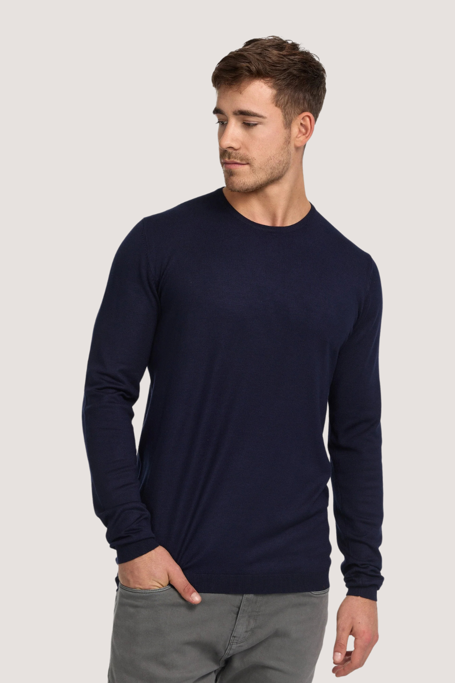 JEFF - GREYSON KNIT - NAVY
