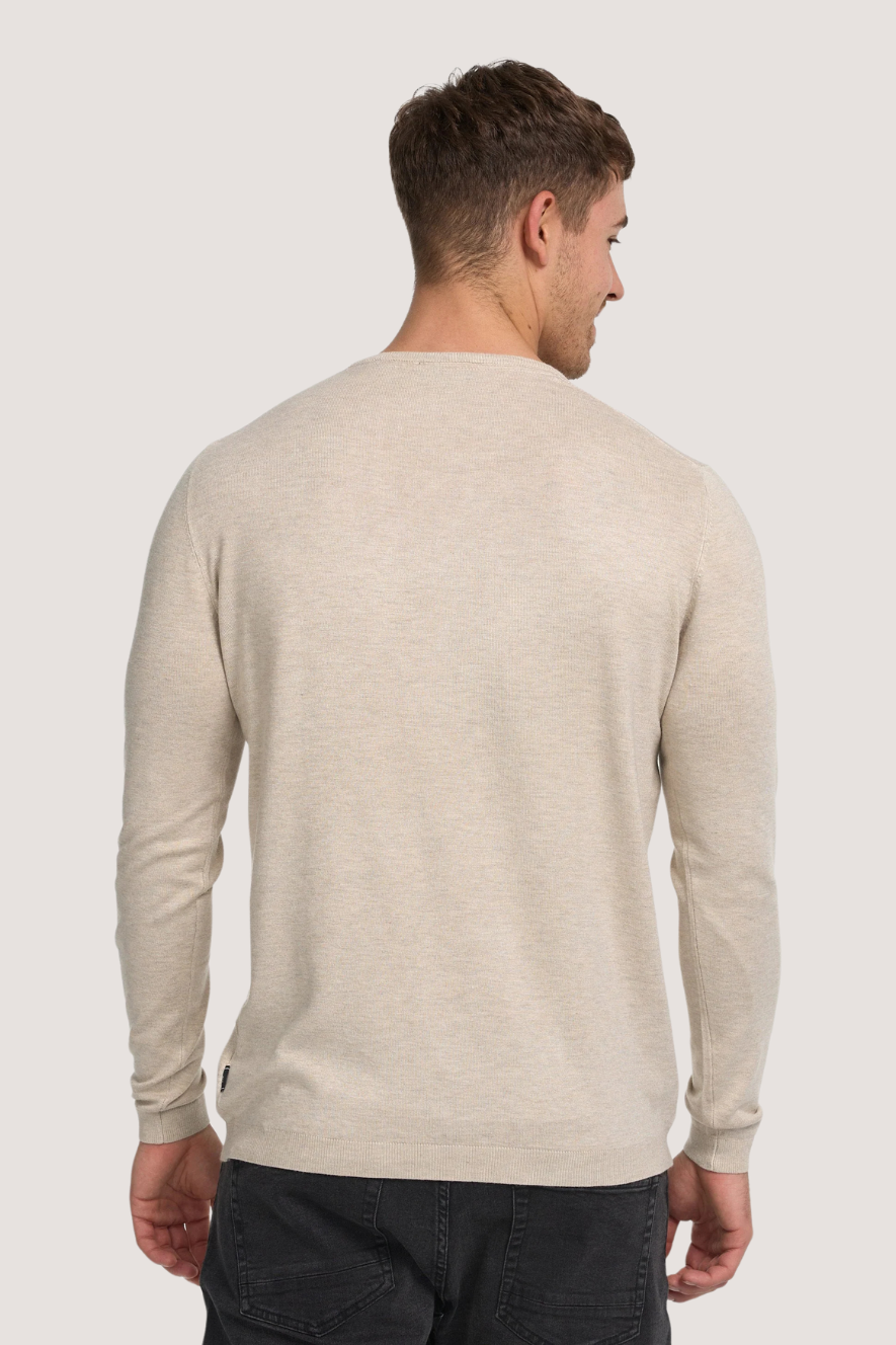 JEFF - GREYSON KNIT - BEIGE