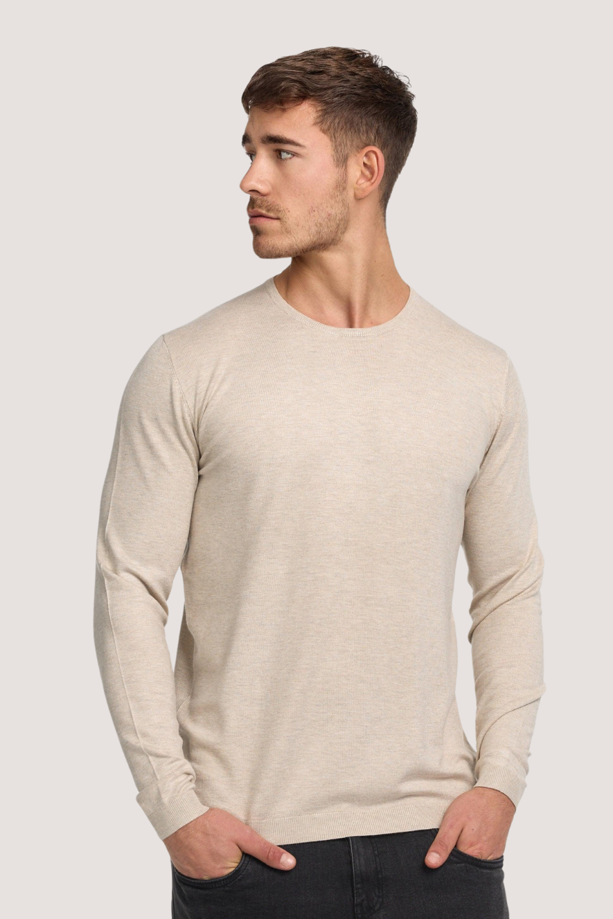 JEFF - GREYSON KNIT - BEIGE