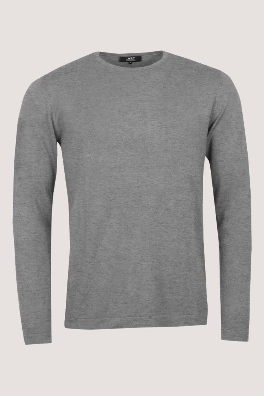 JEFF - GREYSON KNIT - GREY