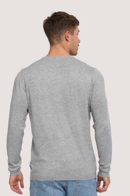 JEFF - GREYSON KNIT - GREY