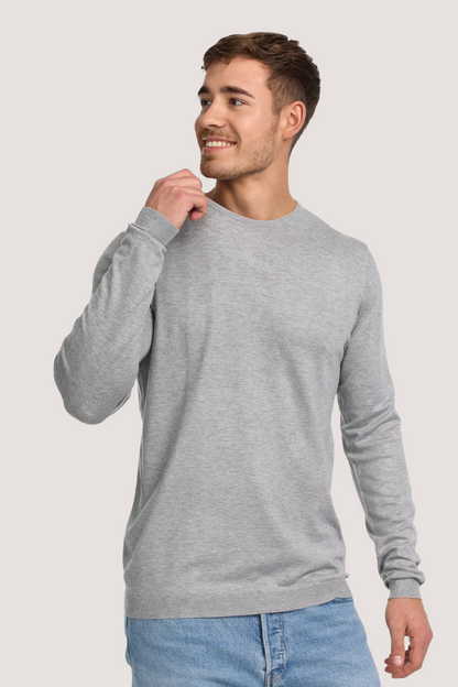 JEFF - GREYSON KNIT - GREY