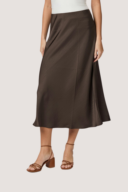 NEO NOIR - BOVARY SKIRT - DARK BROWN