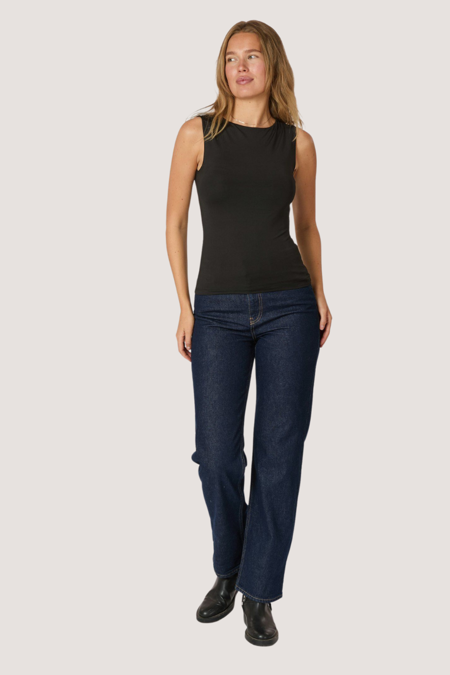 NEO NOIR - DITTY JERSEY TOP - BLACK