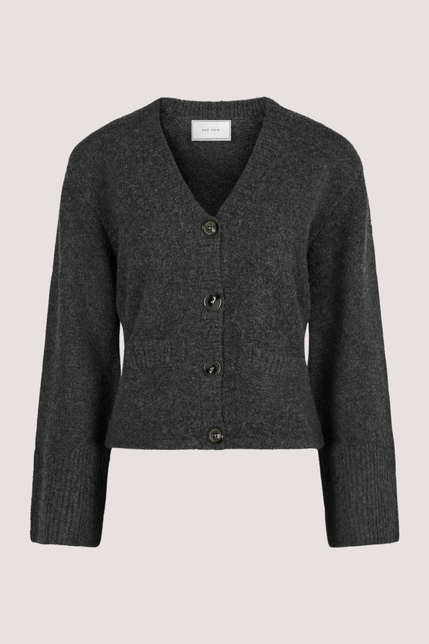 NEO NOIR - PIXIE KNIT CARDIGAN - ANTRACIT