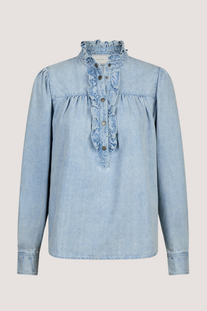 NEO NOIR - JUSTINE DENIM SHIRT - LIGHT BLUE