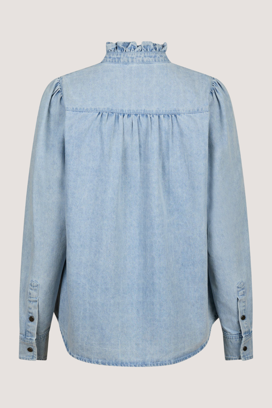 NEO NOIR - JUSTINE DENIM SHIRT - LIGHT BLUE