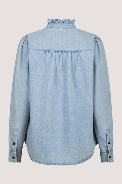 NEO NOIR - JUSTINE DENIM SHIRT - LIGHT BLUE