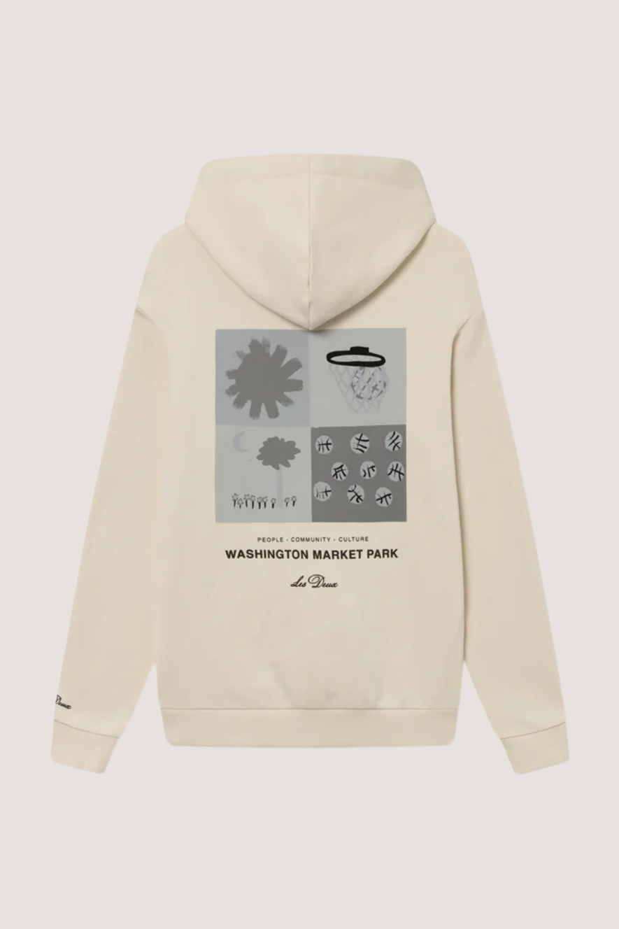 LES DEUX - TRIBECA HOODIE - IVORY