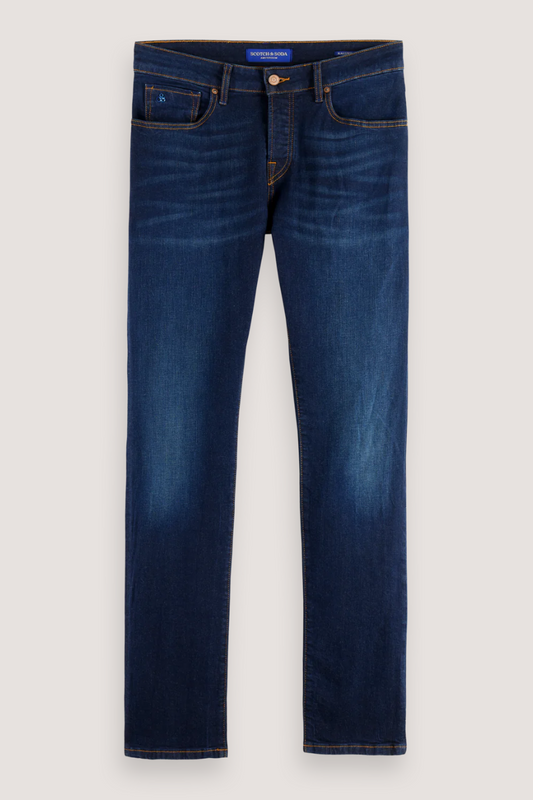SCOTCH & SODA -CORE RALSTON REGULAR SLIM JEANS - BEATEN BLUE