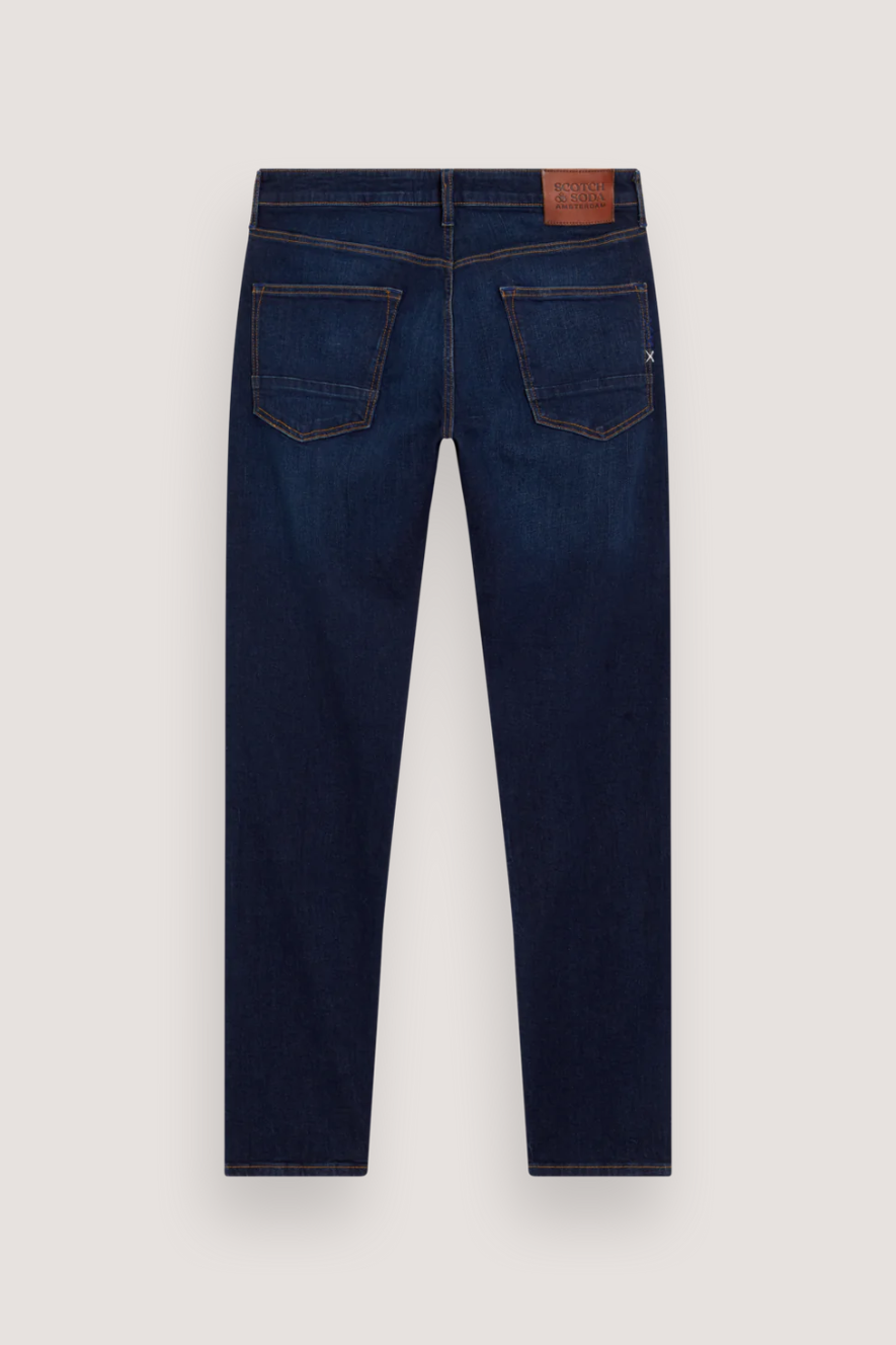 SCOTCH & SODA -CORE RALSTON REGULAR SLIM JEANS - BEATEN BLUE