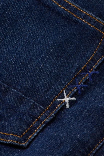 SCOTCH & SODA -CORE RALSTON REGULAR SLIM JEANS - BEATEN BLUE
