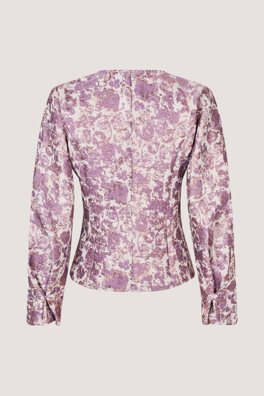 BAUM UND PFERDGARTEN - MILLIE BLOUSE - GODLEN PURPLE ROS