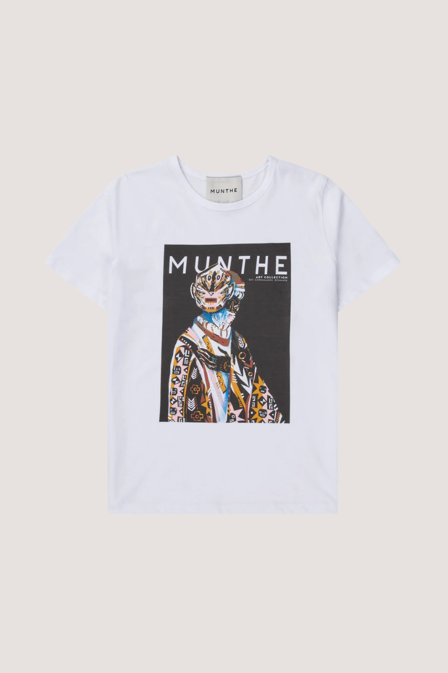 MUNTHE - TORIA T-SHIRT - WHITE