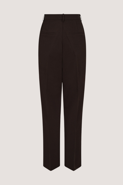 NEO NOIR - ALICE SUIT PANTS - CHOCOLATE BROWN