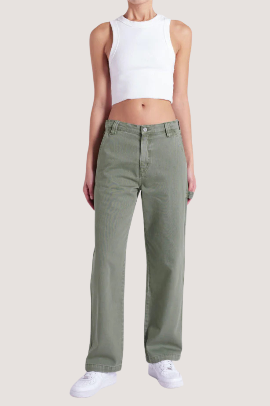 ABRAND - A SLOUCH JEAN CARPENTER - FADED ARMY